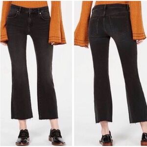 Free People Black Demi Boot Cut Leg Jeans Size 26